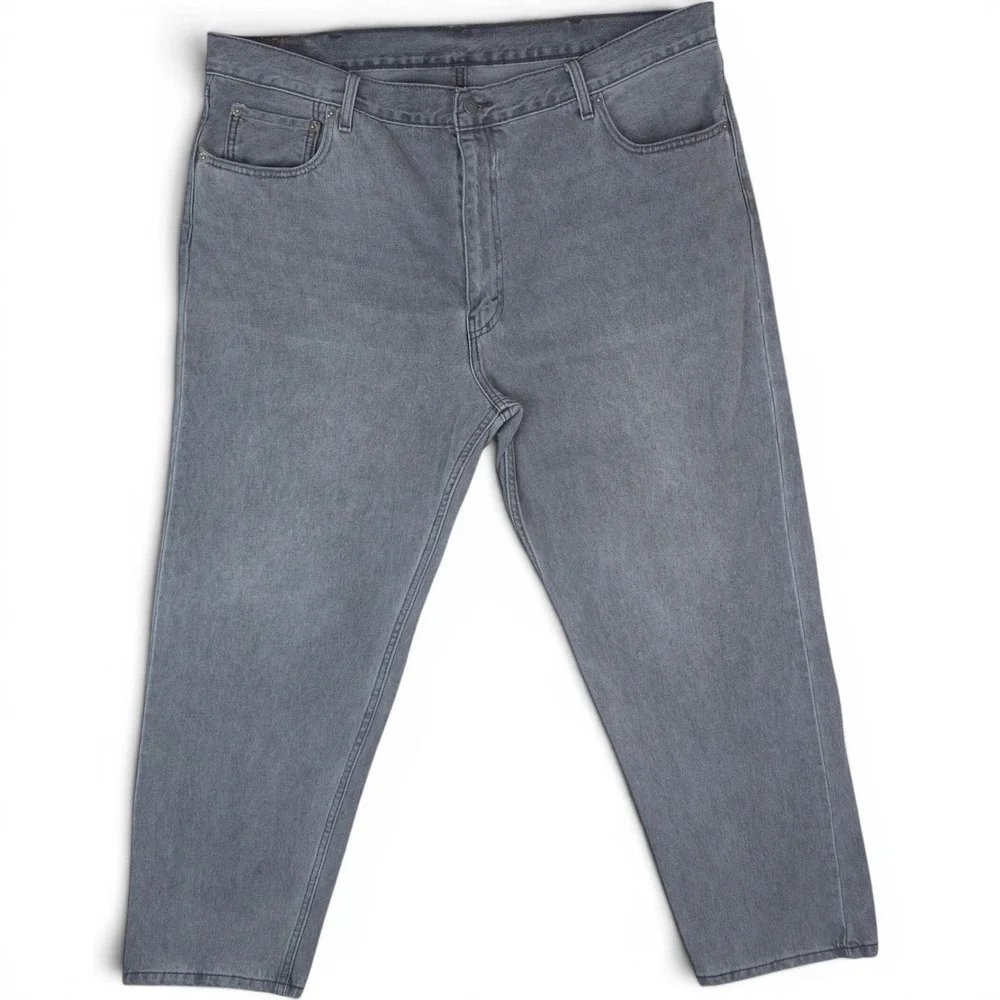 Levis 550 '92 Relaxed‎ Fit Jeans Men 42x30 Gray Denim Cotton Casual Minimalist